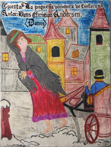 Børnetegninger fra Chile - 2. april 2005