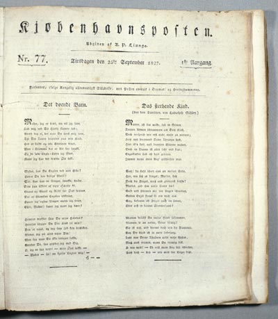 H.C. Andersen: Det d�ende Barn DasSterbendeKind